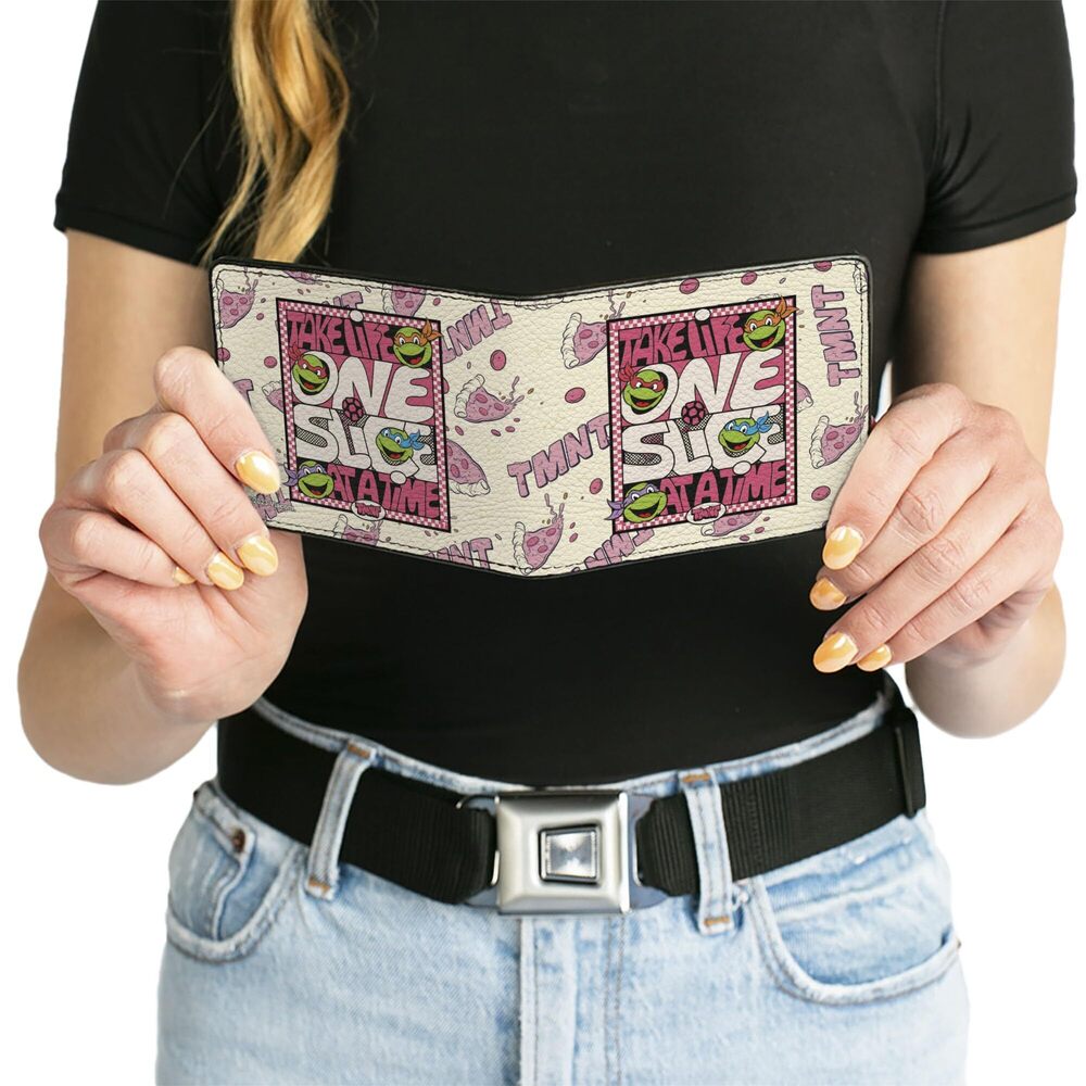 7220 Nickelodeon Wallet, Bifold, Teenage Mutant Ninja Turtles Take Life One - Picture 6 of 8